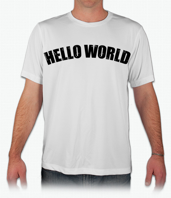 Hello World Tee  tshirtify  Tshirt  - The Great Dark Knight Store