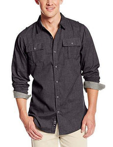 Burnside Men\'s Locked Long-Sleeve Woven Shirt  tshirtify    - The Great Dark Knight Store
