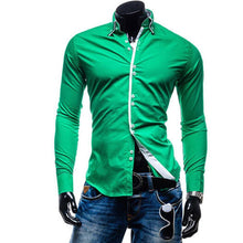 New Fashion Mens Slim Fit Long Sleeve Luxury Casual Stylish Casual Dress Shirts  tshirtify    - The Great Dark Knight Store