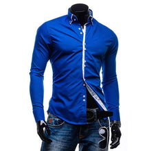 New Fashion Mens Slim Fit Long Sleeve Luxury Casual Stylish Casual Dress Shirts  tshirtify    - The Great Dark Knight Store