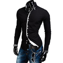 New Fashion Mens Slim Fit Long Sleeve Luxury Casual Stylish Casual Dress Shirts  tshirtify    - The Great Dark Knight Store