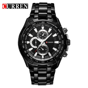 2018 Top Brand Luxury full steel Watch Men Business Casual quartz Wrist Watches Military Wristwatch waterproof Relogio SALE New  Dark Knight Store    - The Great Dark Knight Store